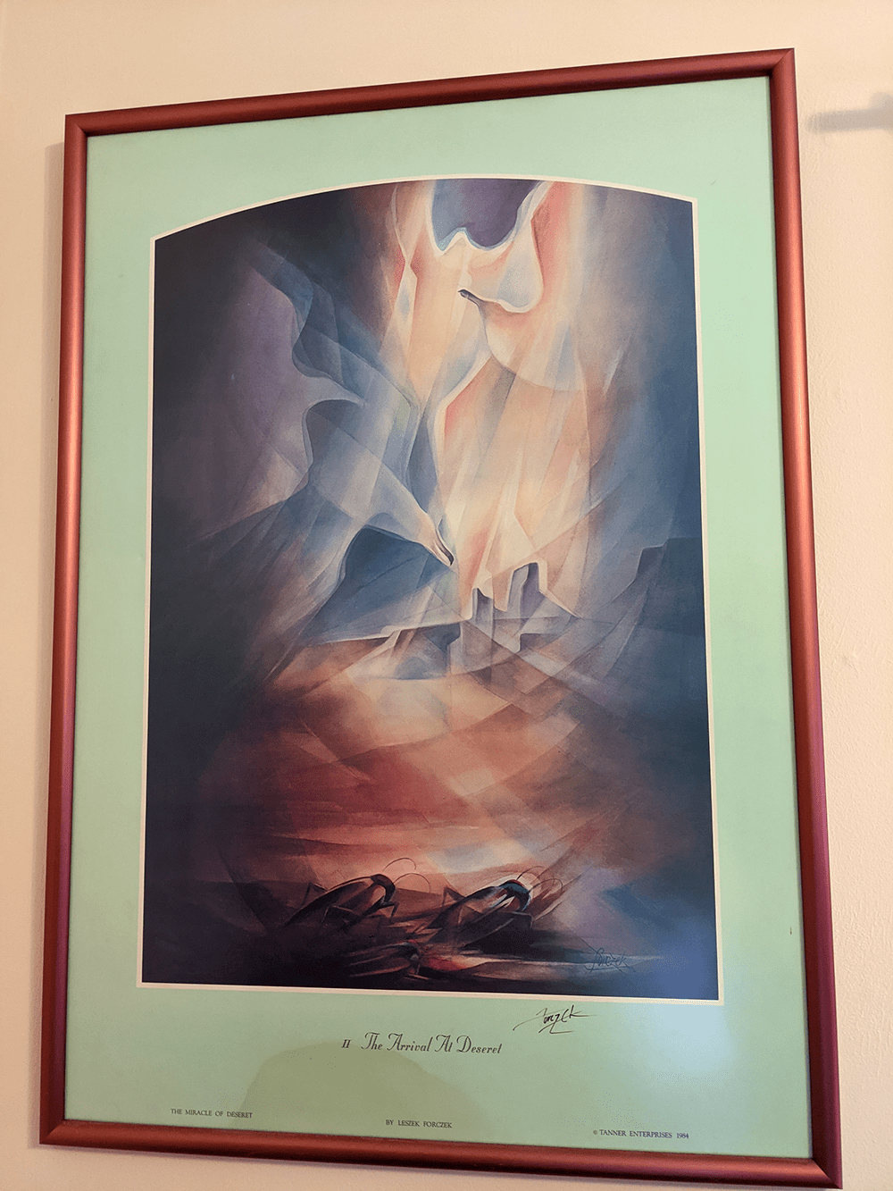 "Arrival at Desert" Art Print by Leszek Forczek - Anthroposophy Shop