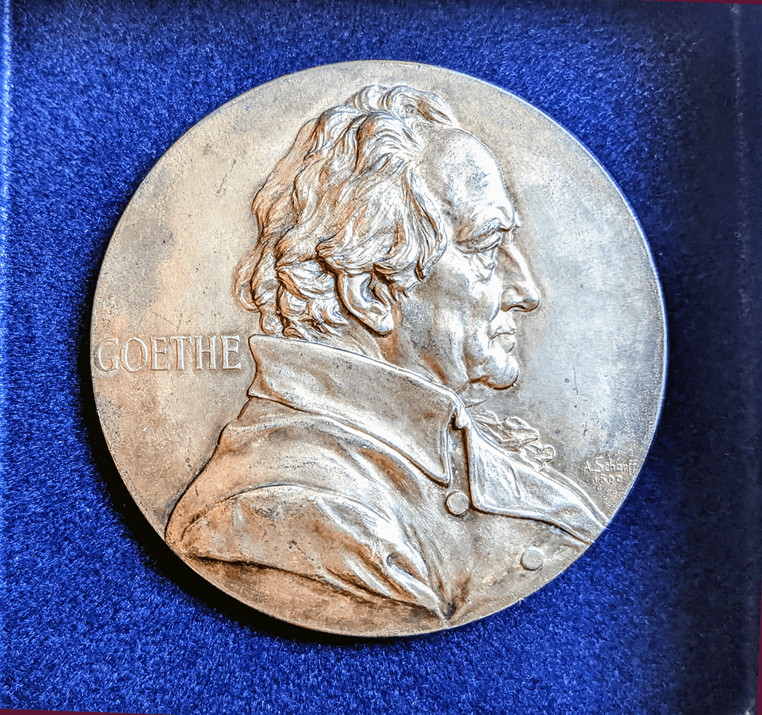 Rare Finely Detailed Oversized Commemorative Goethe Medal - Anthroposophy Shop