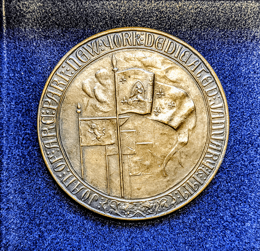 St. Joan of Arc Commemorative Copper Medal - Anthroposophy Shop