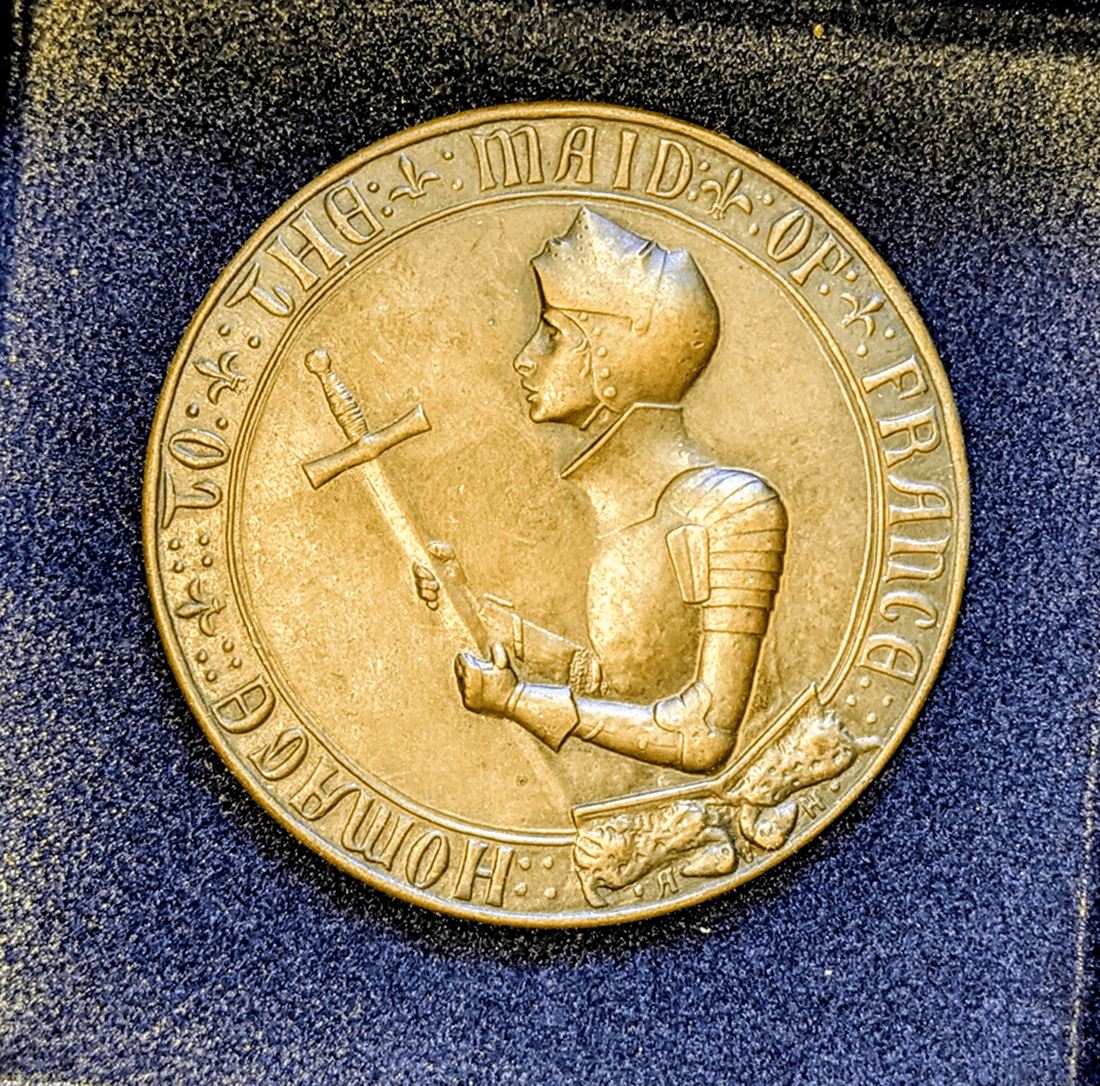 St. Joan of Arc Commemorative Copper Medal - Anthroposophy Shop