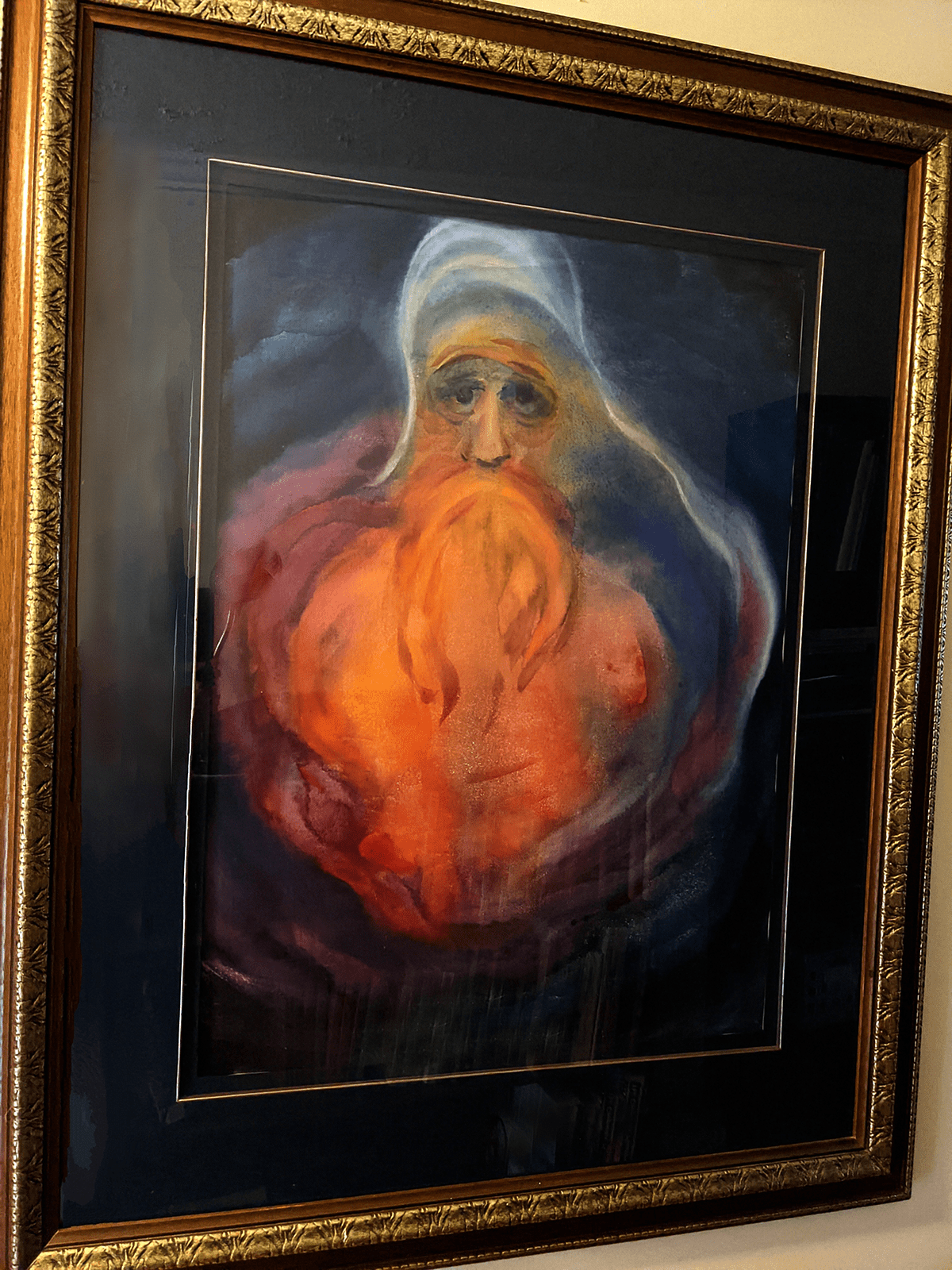"The Last of the Old Seers" Watercolor Veil Painting by Maulsby Kimball - Anthroposophy Shop