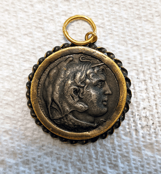 Ancient Alexander the Great Silver Tetradrachm in Elephant Skinned Helmet in VG Condition - Anthroposophy Shop
