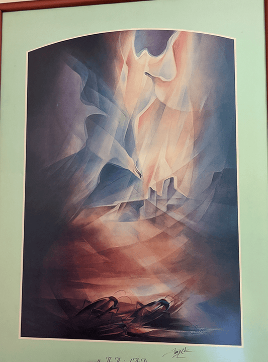 "Arrival at Desert" Art Print by Leszek Forczek - Anthroposophy Shop