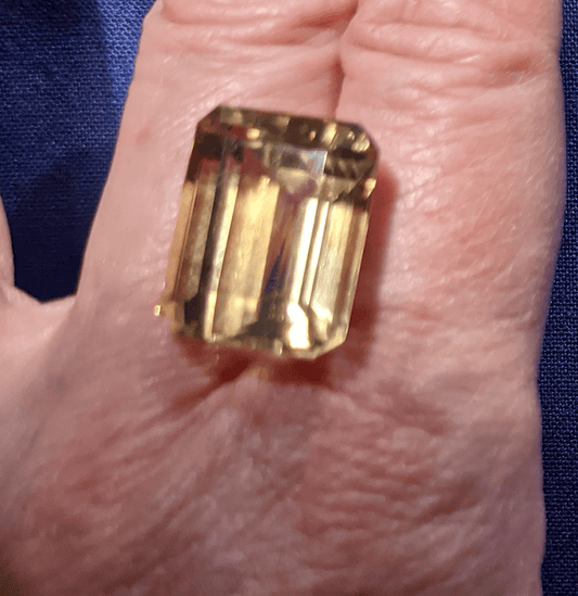 Large Citrine Cut and Polished Gemstone - Anthroposophy Shop