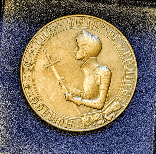 St. Joan of Arc Commemorative Copper Medal - Anthroposophy Shop