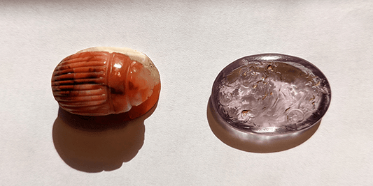 Two Antique Wax Stamp Seals Fine Art - Anthroposophy Shop